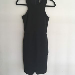 Asymmetrical Tight Cutout Dress